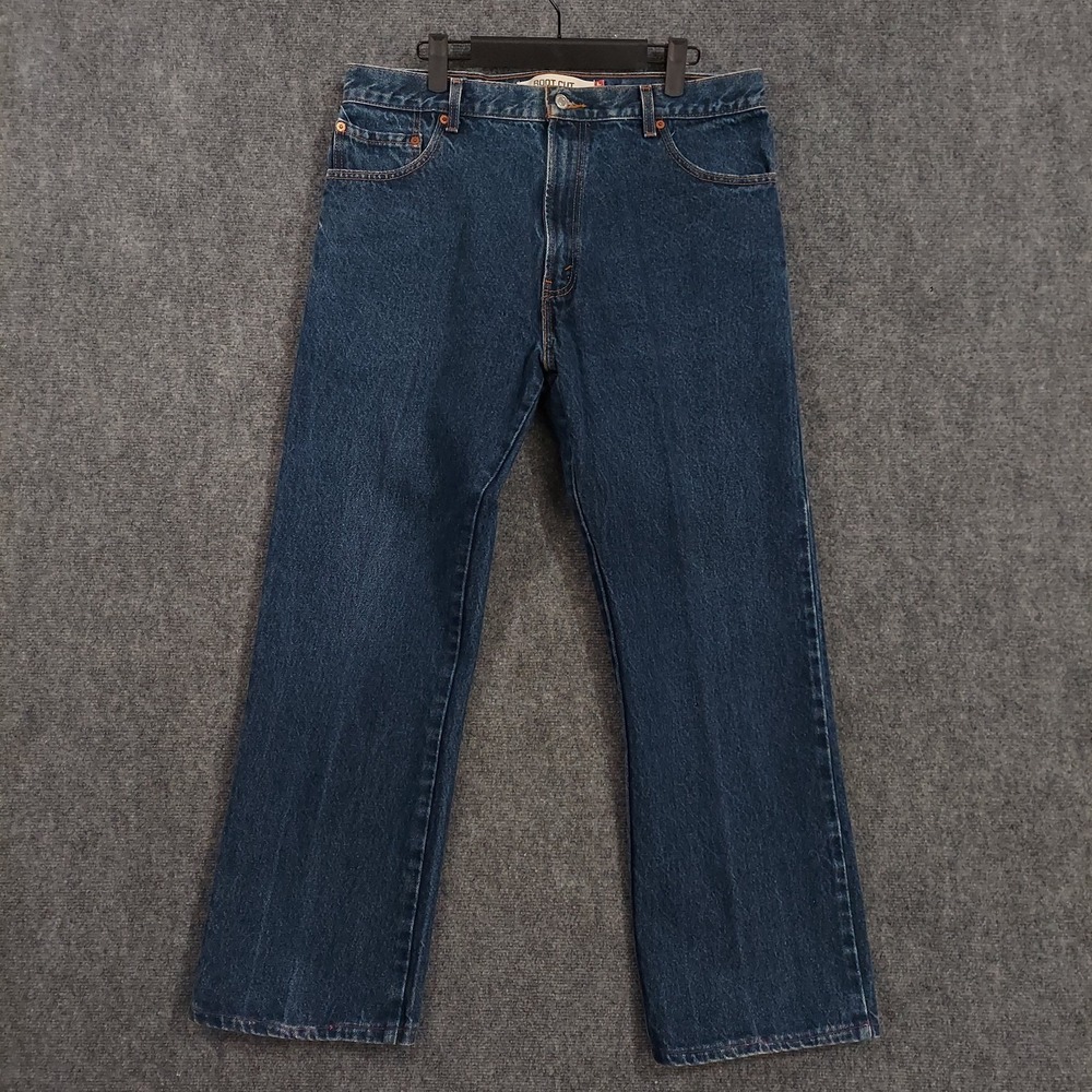 Vintage Levi's Pants Mens Fits 34x30 Blue 517 Boot Cut Denim 5-Pocket Y2K